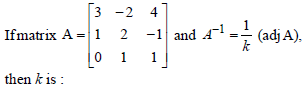 MCQ Question for Class 12 Mathematics Chapter 4 Determinants