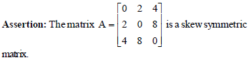 MCQ Question for Class 12 Mathematics Chapter 4 Determinants