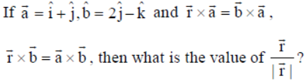 MCQ Question For Class 12 Mathematics Chapter 10 Vector Algebra