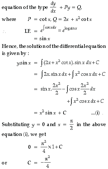 Class 12 Mathematics Sample Paper Term 2 With Solutions Set C