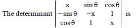 MCQ Question for Class 12 Mathematics Chapter 4 Determinants